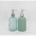 custom logo glass soap dispenser glass packaging